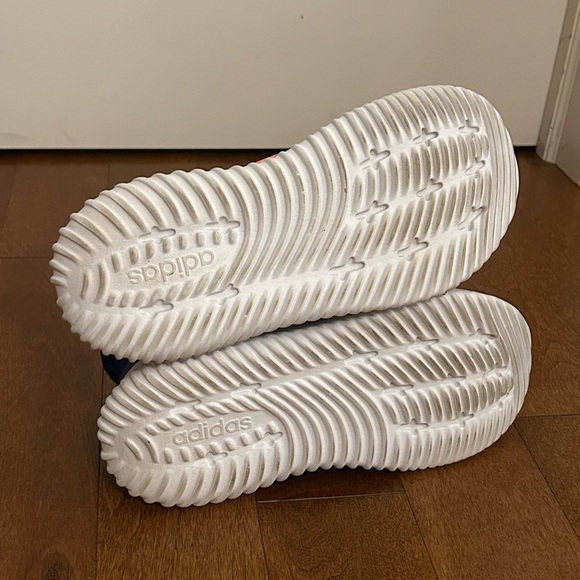 Adidas Blue & Orange Size 5 Youth Sneakers - Picture 6 of 7